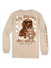 Load image into Gallery viewer, Simply Southern LESS MEANIES MORE WEENIES Long Sleeve T-Shirt
