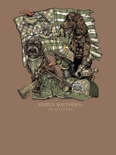 Load image into Gallery viewer, Simply Southern MENS READY DUCK DOG GEAR Mineral Wash Short Sleeve T-Shirt
