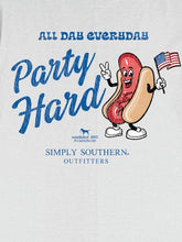 Load image into Gallery viewer, Simply Southern ALL DAY EVERYDAY PARTY HARD Men&#39;s Short Sleeve T-Shirt
