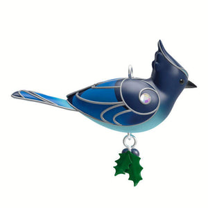 Mini Steller's Jay Ornament, 0.78"
