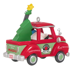 Holiday Parade Nello's Music Shop Truck 2023 Ornament