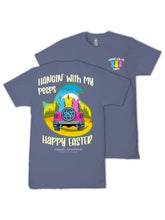 Load image into Gallery viewer, Simply Southern HANGIN' WITH MY PEEPS HAPPY EASTER Short Sleeve T-Shirt
