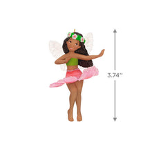 Load image into Gallery viewer, Fairy Messengers Hibiscus Fairy Ornament
