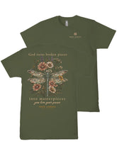 Load image into Gallery viewer, Simply Southern GOD TURNS BROKEN PIECES Short Sleeve T-Shirt
