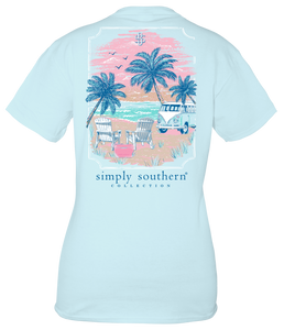Simply Southern BUS ON THE BEACH Short Sleeve T-Shirt
