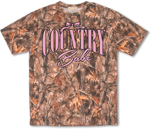 Simply Southern COUNTRY BABE CAMO Short Sleeve Shirt