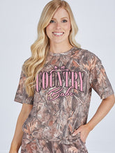 Load image into Gallery viewer, Simply Southern COUNTRY BABE CAMO Short Sleeve Shirt
