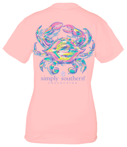 Simply Southern CRAB MULTI COLOR Short Sleeve T-Shirt