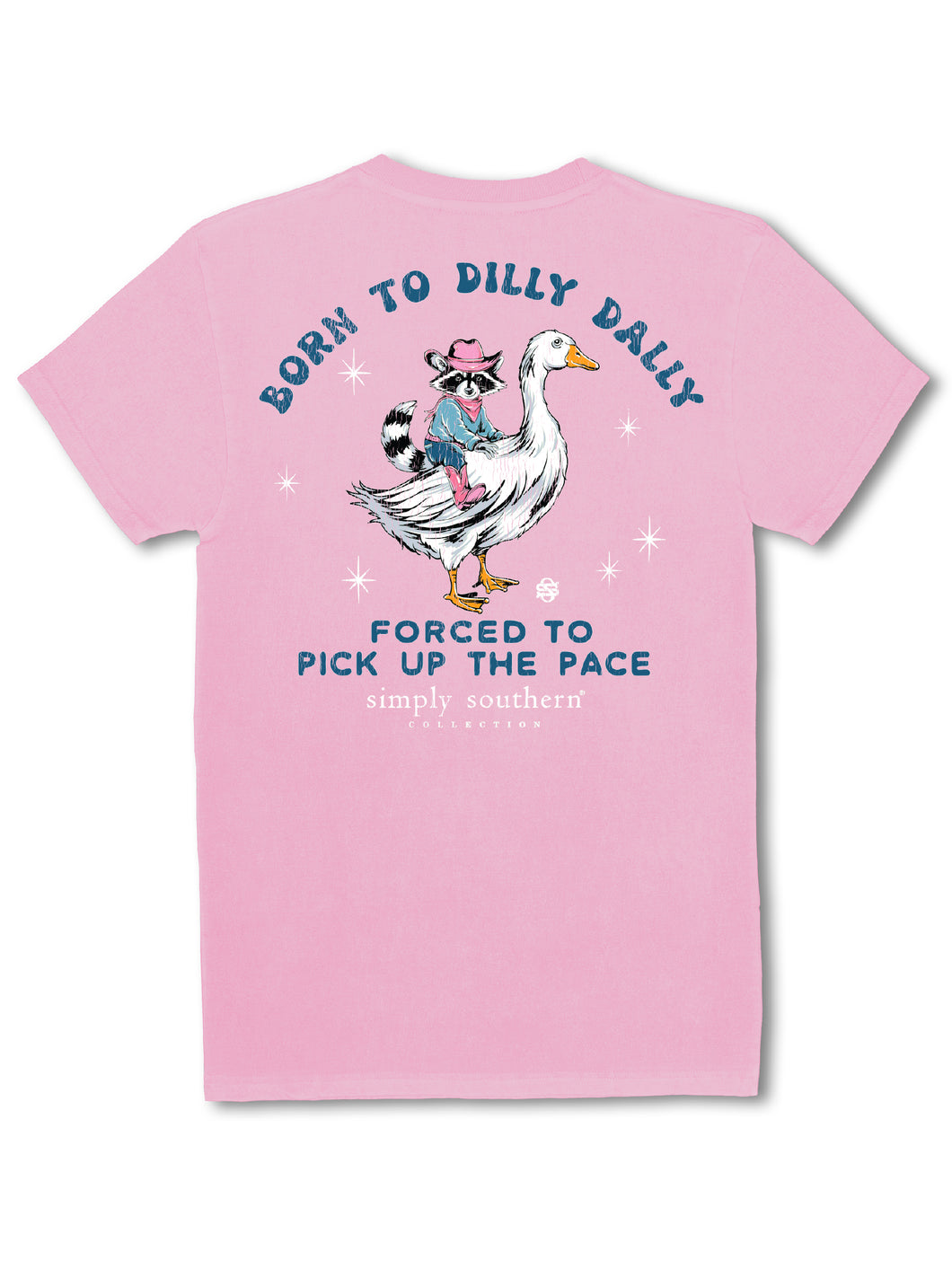 Simply Southern BORN TO DILLY DALY Short Sleeve T-Shirt
