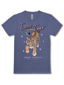 Simply Southern EASY TIGER FRONT DESIGN Short Sleeve T-Shirt