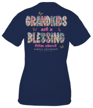 Load image into Gallery viewer, Simply Southern GRANDKIDS ARE A BLESSING Short Sleeve T-Shirt
