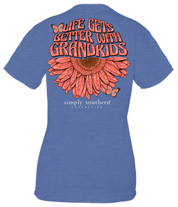 Simply Southern LIFE GETS BETTER WITH GRANDKIDS Short Sleeve T-Shirt