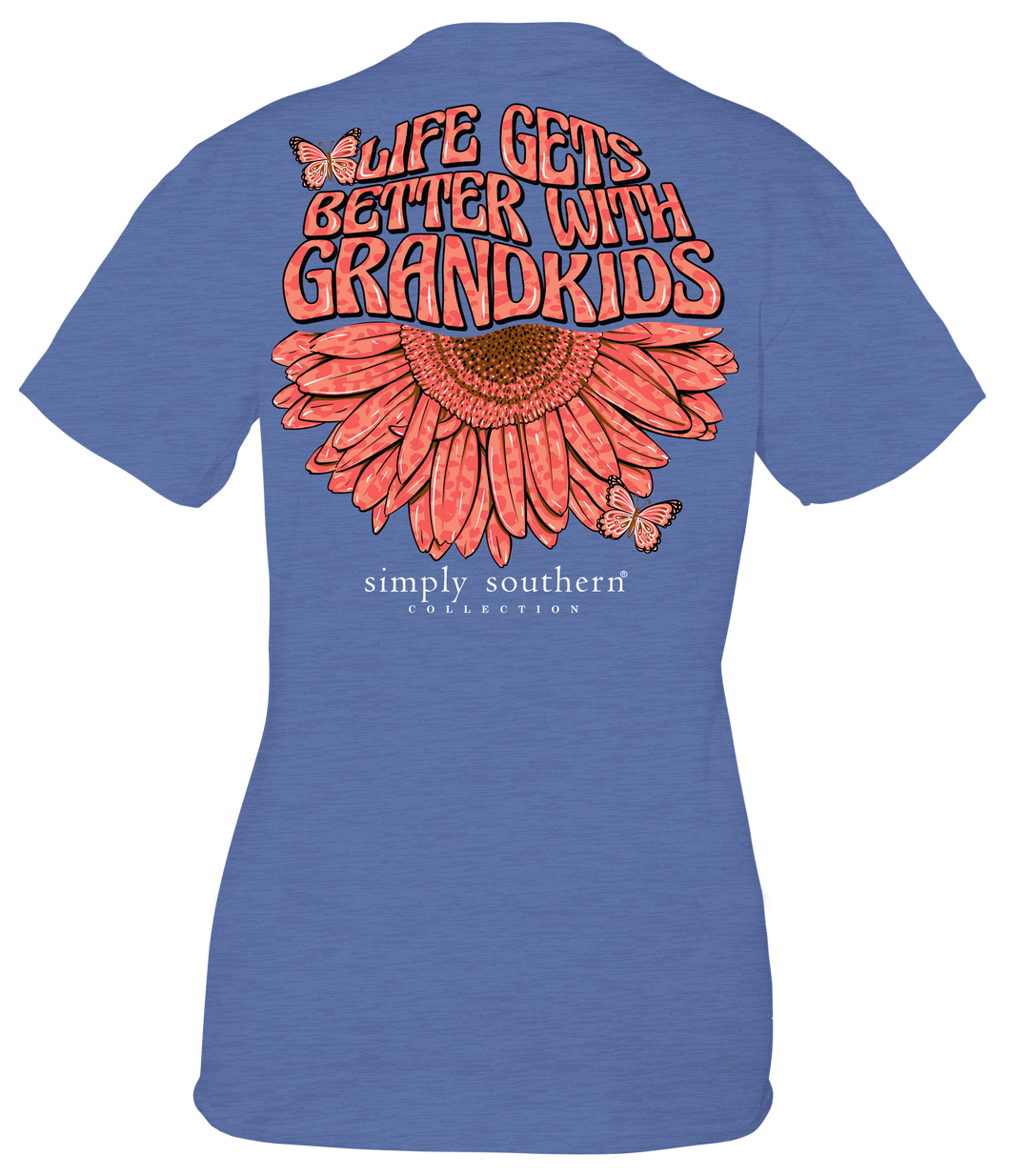 Simply Southern LIFE GETS BETTER WITH GRANDKIDS Short Sleeve T-Shirt