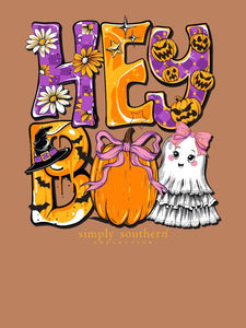 Simply Southern HEY BOO FRONT DESIGN Short Sleeve T-Shirt