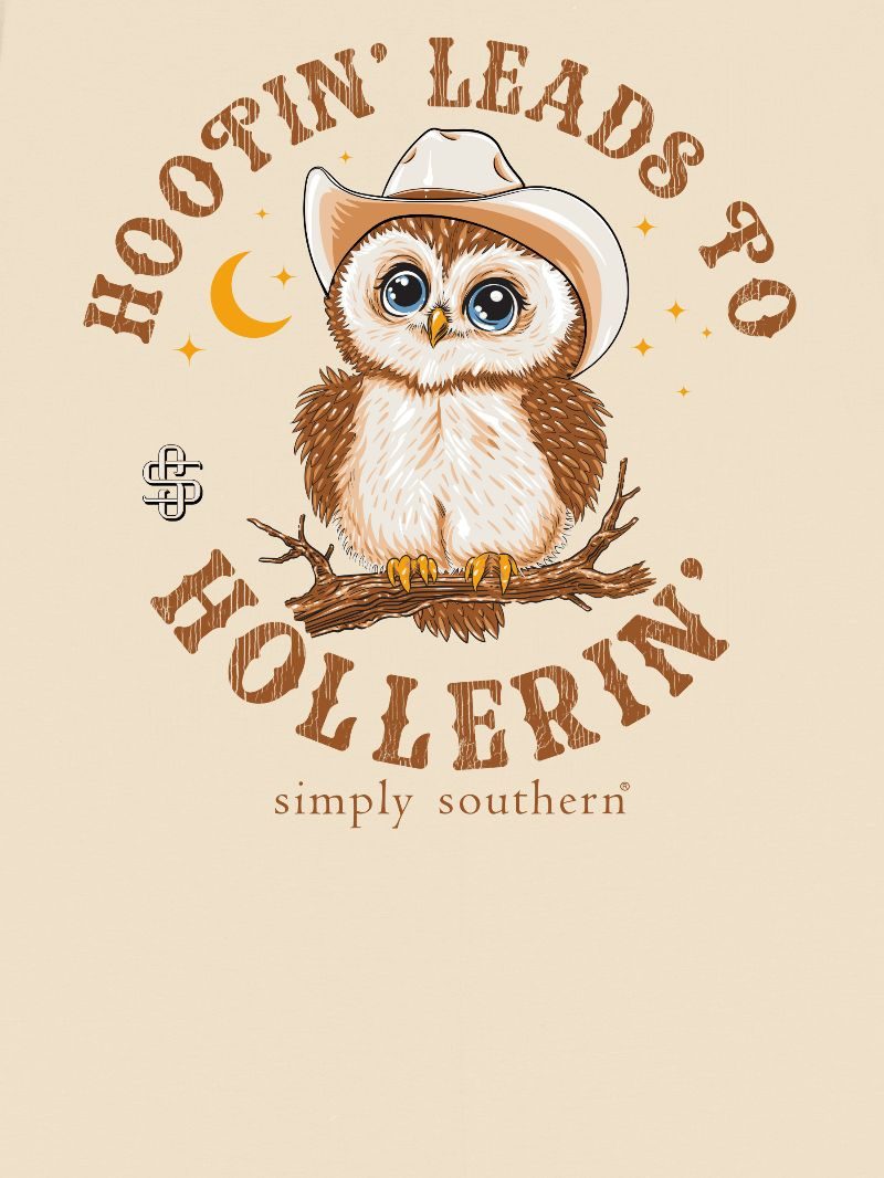 Simply Southern HOOTIN' LEADS TO HOLLERIN' Short Sleeve T-Shirt