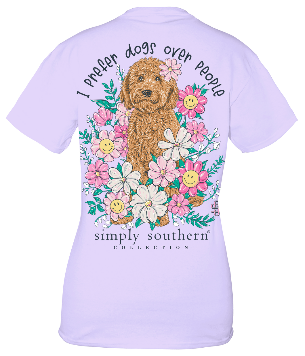 Simply Southern I PREFER DOGS OVER PEOPLE Short Sleeve T-Shirt