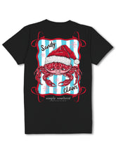 Load image into Gallery viewer, Simply Southern SANDY CRAB SANTA Short Sleeve T-Shirt
