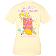 Load image into Gallery viewer, Simply Southern LIFE IS SHORT MAKE IT SWEET Short Sleeve T-Shirt
