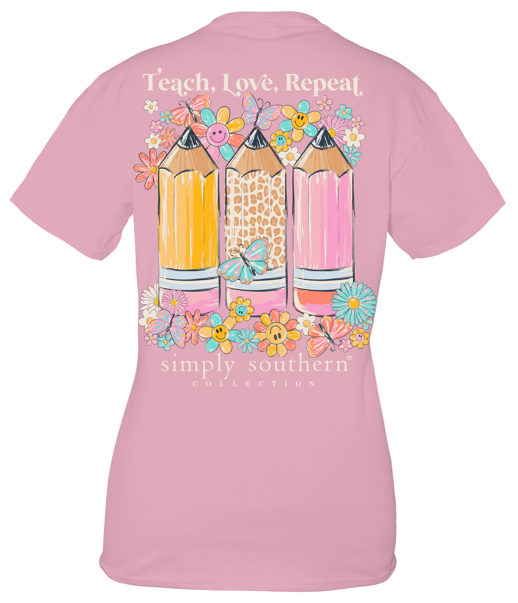 Simply Southern TEACH LOVE REPEAT Short Sleeve T-Shirt