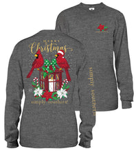 Load image into Gallery viewer, Simply Southern CARDINAL MERRY CHRISTMAS Long Sleeve T-Shirt
