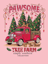 Load image into Gallery viewer, Simply Southern PAWSOME TREE FARM Sweat Shirt
