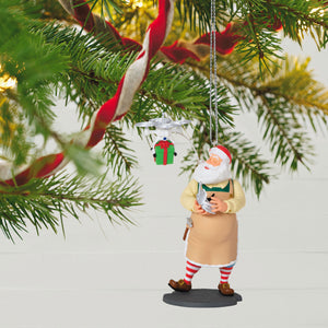 Toymaker Santa Ornament