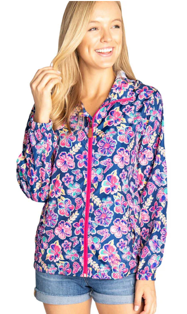 Simply Southern RAIN JACKET BUTTERFLY