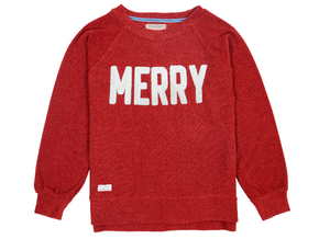 Simply Southern MERRY TERRY CREW SWEATER