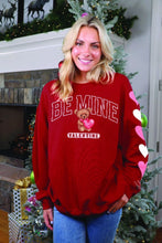 Load image into Gallery viewer, Simply Southern BE MINE VALENTINE BEAR Crew Long Sleeve Shirt
