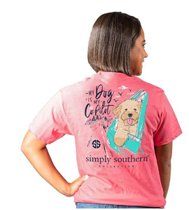 Simply Southern MY DOG IS MY CO-PILOT Short Sleeve T-Shirt