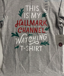 Hallmark Channel THIS IS MY HALLMARK CHANNEL WATCHING WOMEN'S T-SHIRT