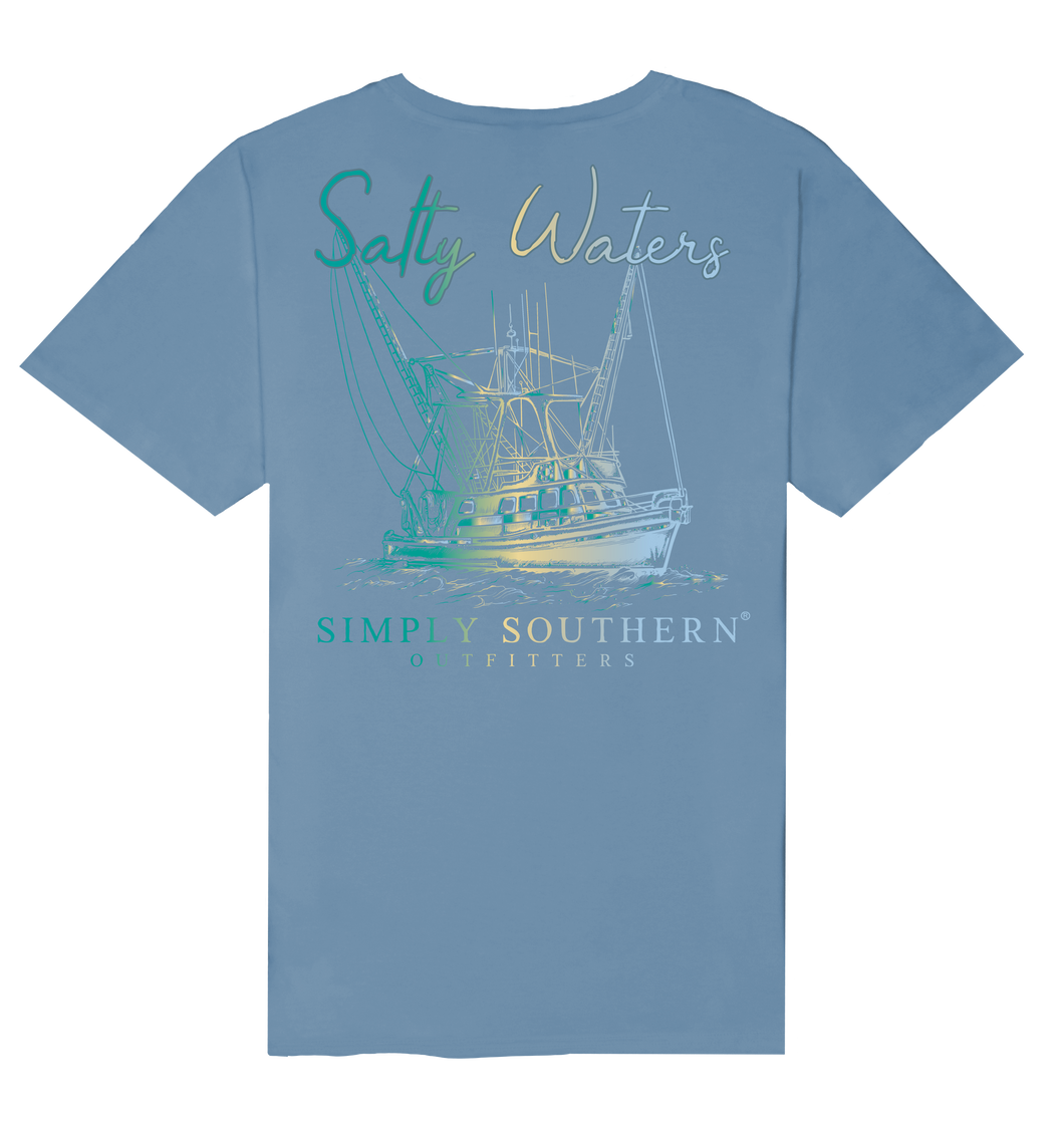 Simply Southern SALTY WATERS Short Sleeve T-Shirt