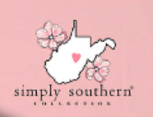 Load image into Gallery viewer, Simply Southern "ALMOST HEAVEN" WEST VIRGINIA EXCLUSIVE Short Sleeve T-Shirt
