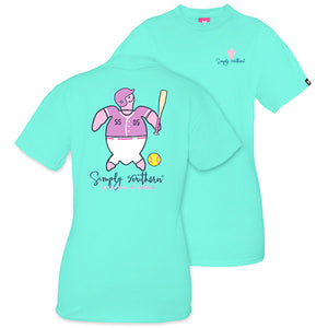 Simply Southern SAVE THE TURTLES SOFTBALL Short Sleeve T-Shirt