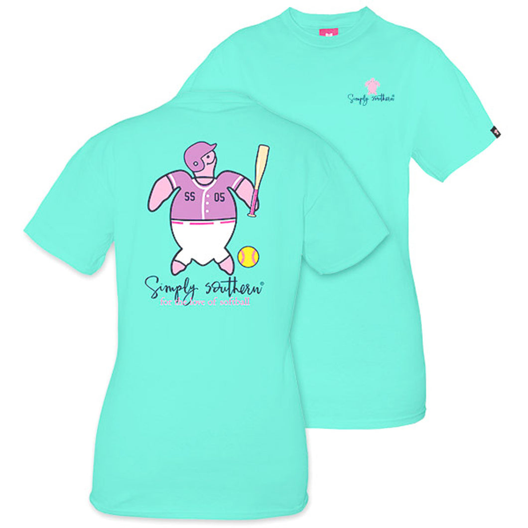 Simply Southern SAVE THE TURTLES SOFTBALL Short Sleeve T-Shirt