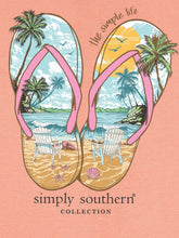 Load image into Gallery viewer, Simply Southern SANDAL THE SIMPLE LIFE Short Sleeve T-Shirt
