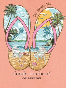 Simply Southern SANDAL THE SIMPLE LIFE Short Sleeve T-Shirt