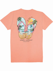 Simply Southern SANDAL THE SIMPLE LIFE Short Sleeve T-Shirt