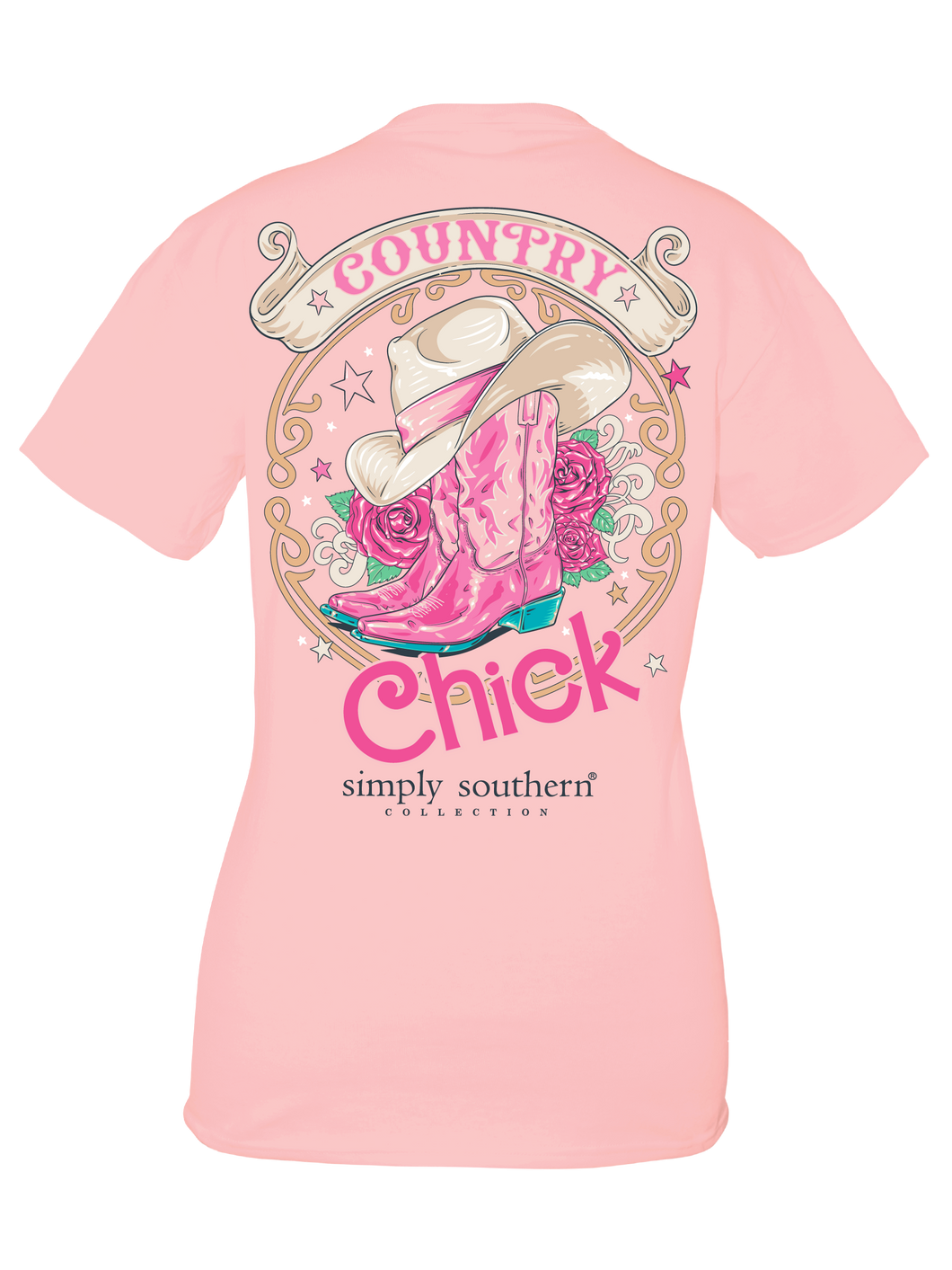 Simply Southern COUNTRY CHICK Short Sleeve T-Shirt