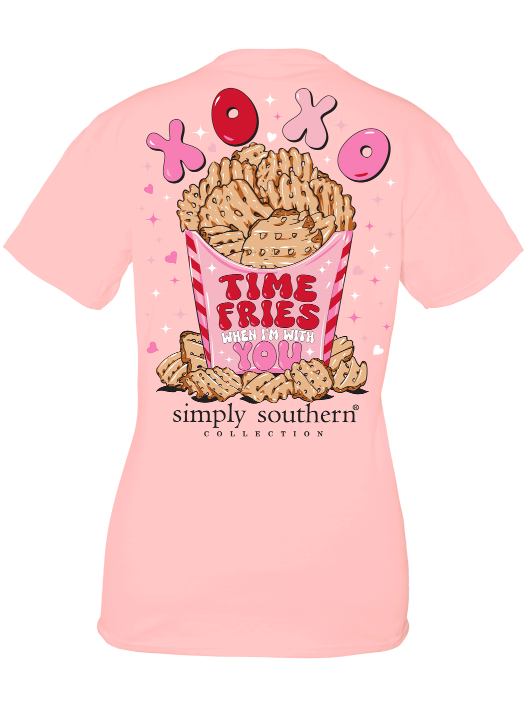 Simply Southern XOXO TIME FRIES WHEN I'M WITH YOU Short Sleeve T-Shirt