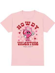 Simply Southern HOWDY VALENTINE Short Sleeve T-Shirt