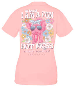 Simply Southern I AM A FUN HOT MESS Short Sleeve T-Shirt
