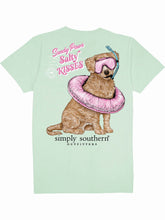 Load image into Gallery viewer, Simply Southern SANDY PAWS SALTY KISSES Short Sleeve T-Shirt
