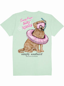 Simply Southern SANDY PAWS SALTY KISSES Short Sleeve T-Shirt