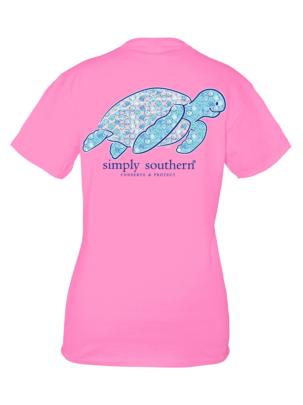 Simply Southern TRACKING PREPPY SEA TURTLE Short Sleeve T-Shirt