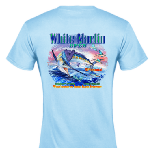 WHITE MARLIN OPEN 2024 SHORT SLEEVE POOL T-SHIRT