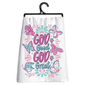 Simply Southern GOD IS GOOD Dish Towel