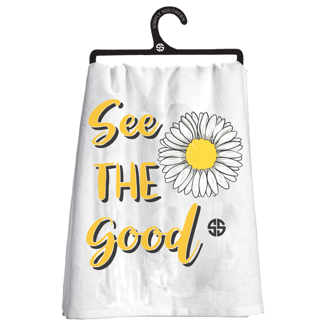 Simply Southern SEE THE GOOD Dish Towel