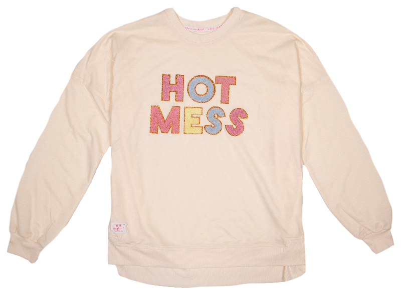 Simply Southern SPARKLY HOT MESS Pull Over