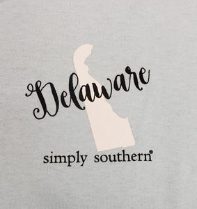 Simply Southern DELAWARE STATE Short Sleeve T-Shirt